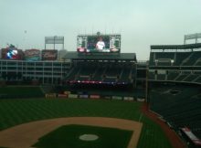 New scoreboard at Rangers Ballpark in Arlington. Photo courtesy Texas Rangers